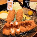 Photos: びっくりﾄﾝｶﾂ牡蠣ﾌﾗｲ定食