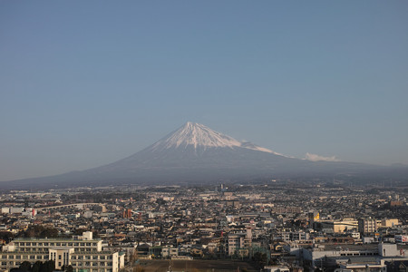 2014年元旦の富士山