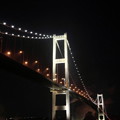 Photos: 夜の白鳥大橋（2013・2月）.2
