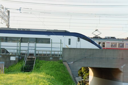 京成電鉄　中川橋梁　京成AE形II電車