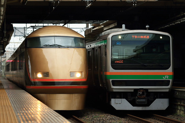東武鉄道100系とJR東日本＊＊＊系