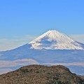 2010年の年末の富士山