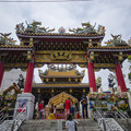 関帝廟では関羽さんのお祭りをやってました。