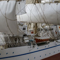 帆船日本丸(模型)の左舷