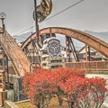 飛騨古川の鉄の橋