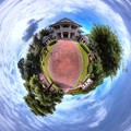 2012年8月28日　犬山市　明治村　二丁目  旧東山梨郡役所前　360度パノラマ写真 　Little planet