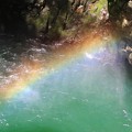 滝壺の虹