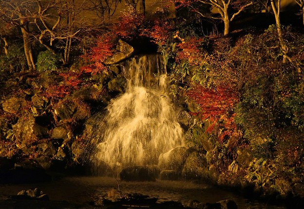 Photos: 夜のきよ水の滝