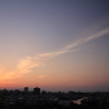 筋雲と夕陽01-12.07.17