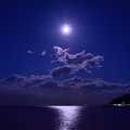 熱海の夜月