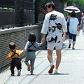 Photos: 2013.08.04　富士市　甲子祭　おじさんと姫に王子
