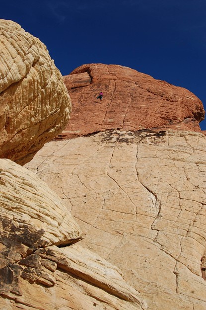 Red Rock Canyon climber