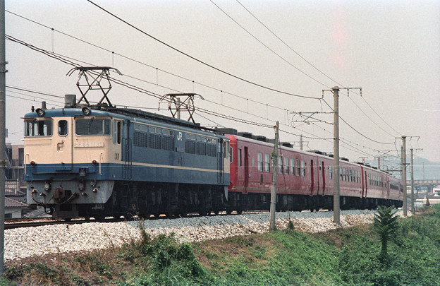 【ネガ】団体列車　1987年頃