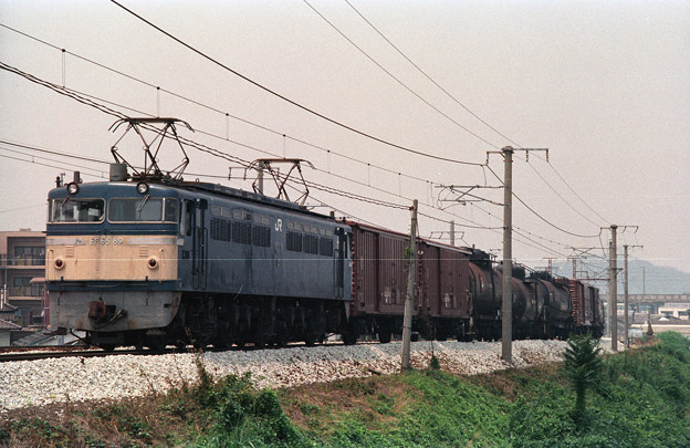 【ネガ】EF65貨物　1987年頃