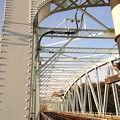 Photos: 夕陽のあたる犬山橋