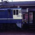 Photos: 【ネガ】EF65F型　岡多線　1978年　岡崎駅（再スキャン）
