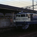 【ネガ】岡多線　自動車運搬貨物　1978年　岡崎駅（再スキャン）