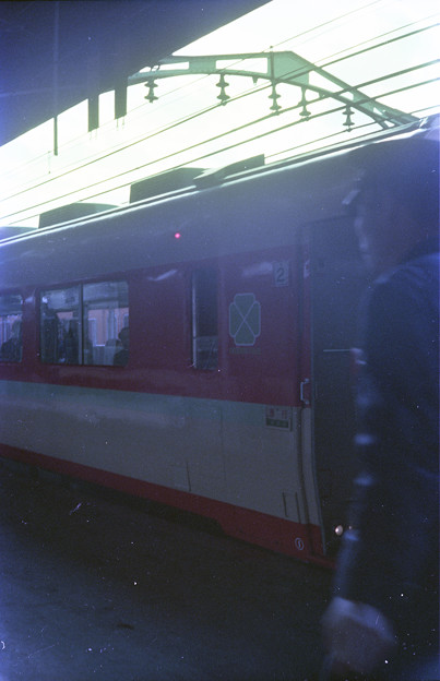 【ネガ】キロ28帯付き　1978年　名古屋駅（再スキャン）