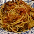 Photos: ツナとナスのスパゲティ