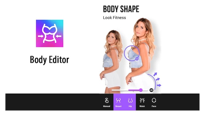 Body Editorは初心者でも直感的に写真加工・体型加工できるアプリ