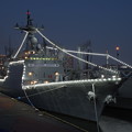 写真: 韓国練習艦隊電灯艦飾その６（HDR_AUTO）