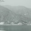 高島市 琵琶湖の雪空#1