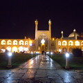 イラン　エスファハン　夜景イマームモスク