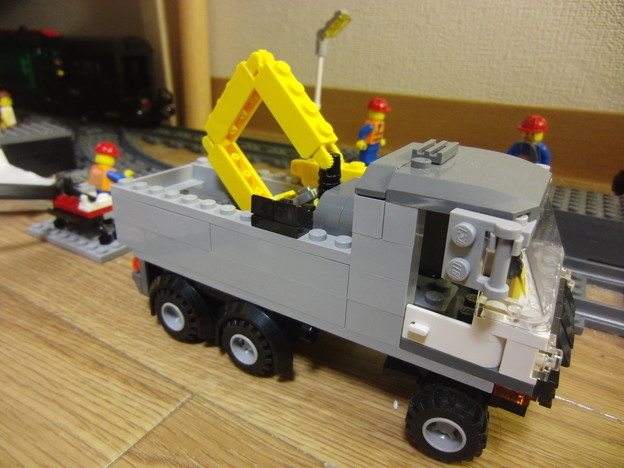 写真: レゴ：クレーン付トラック