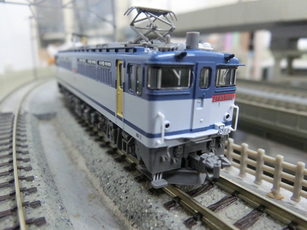 写真: 模型：ＪＲ貨物EF65形2096-01
