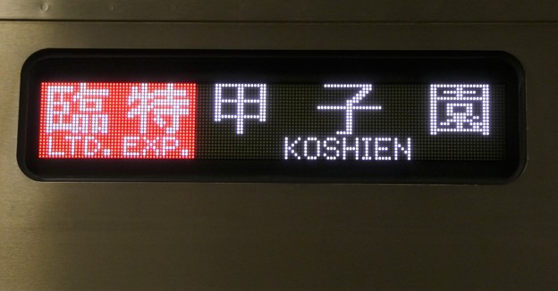 阪神1000系：臨特 甲子園