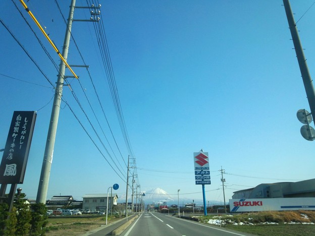 写真: 鳥取県道208号東福原樋口線から…