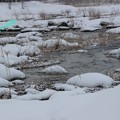 写真: 冬の須川