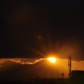 写真: 12月31日、2012年最後の日没?