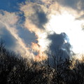 写真: 輝く雲
