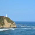 写真: 勝浦灯台の海