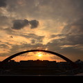 写真: DSC_8328　羽田の夕陽