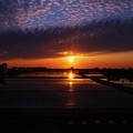 写真: 加賀の夕陽