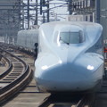 写真: JR九州熊本駅にてJR西日本　Ｎ700さくら