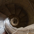 写真: サグラダ・ファミリア、塔の階段