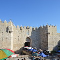 写真: 旧市街のダマスカス門。もっとも大きい