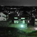 DSC-WX300のトイカメラモードで撮影した夜の住宅街