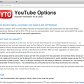 Opera Next 21：インストールしてるChrome拡張「YouTube Options」の注意書きページが、突然表示された！！