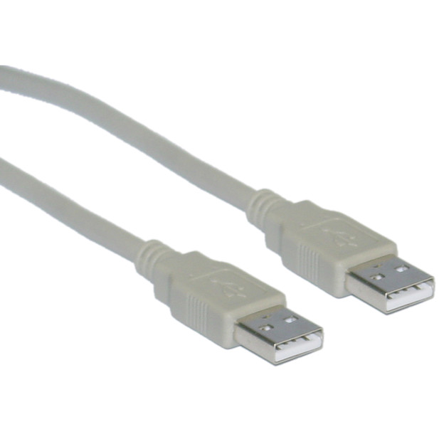 USB 2.0 Type A Male to Type A Male Cable, 3 foot