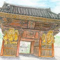 写真: 20130407尾道西國寺の門