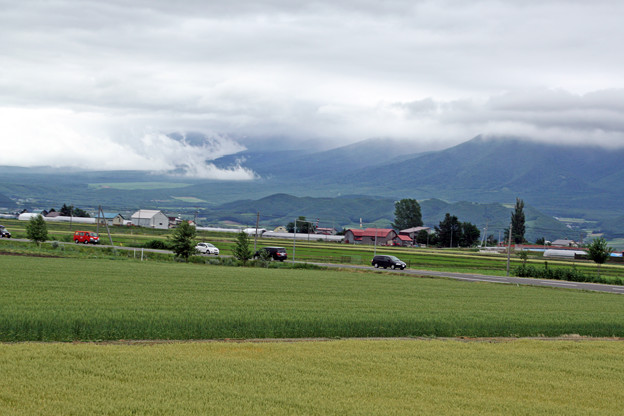 写真: 北海道の空