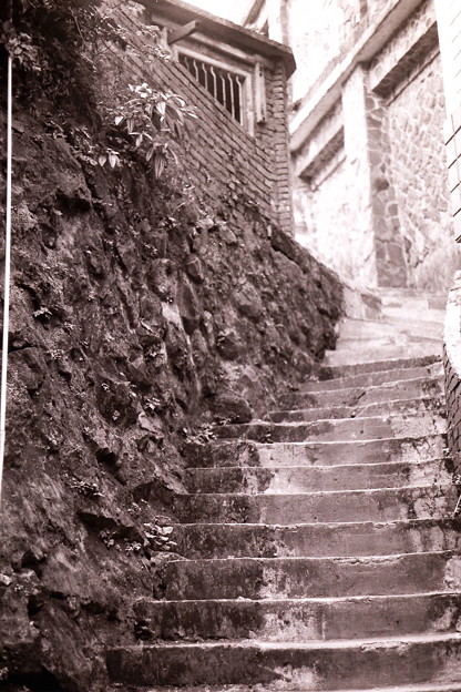 階段の道