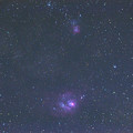 写真: M8干潟星雲とM20三裂星雲 (2012/08/05)