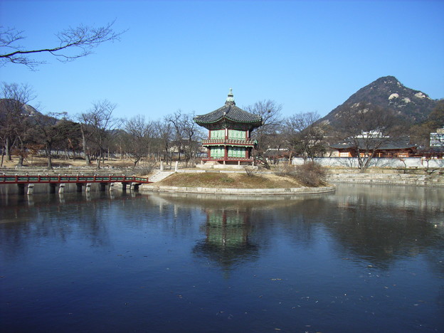 写真: 韓国の冬