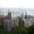 写真: ピークからの香港眺め