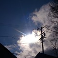 写真: 冬の太陽